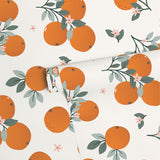 LOUISE - Papier peint enfant - Motif oranges