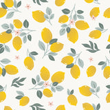 LOUISE - Échantillon papier peint, citrons