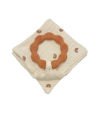 Anneau de dentition terracotta et lange rainbow