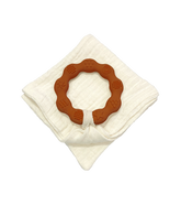 Anneau de dentition marron et lange ivoire