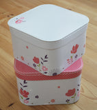 POUCINETTE - Lot de 2 boîtes de rangement avec couvercle