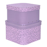 SWEET LITTLE CAT - Lot de 2 boîtes de rangement avec couvercle