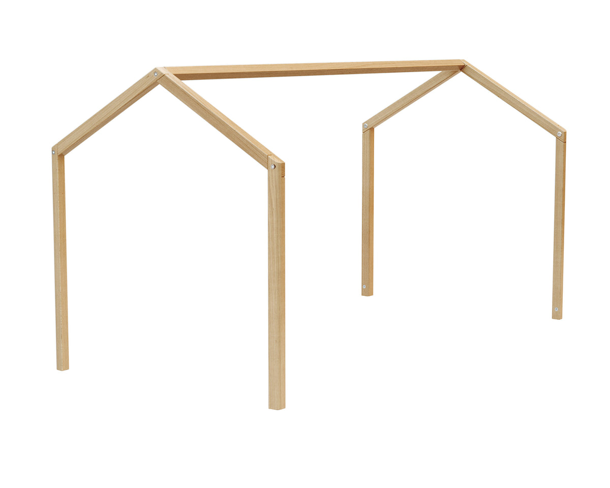 Toit de lit enfant en bois 70 x 140 Hêtre Verni - Confort