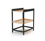 Table à langer 1 étagère en bois gris graphite - Confort