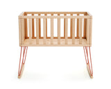 Berceau à bascule en bois Terracotta - Jurababy