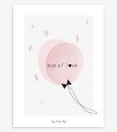 MUM OF LOVE - Affiche enfant - Mum of love