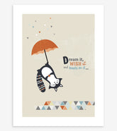 MAKI & KITSUNE - Affiche enfant - Le raton