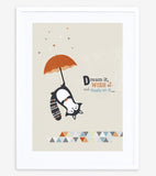 MAKI & KITSUNE - Affiche enfant - Le raton