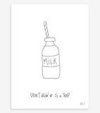 BACK TO SCHOOL - Affiche enfant - Don't grow up