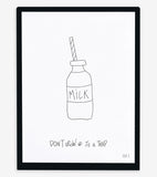 BACK TO SCHOOL - Affiche enfant - Don't grow up