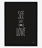 EYE, EYE, EYE - Affiche enfant - See what you love