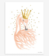 FLAMINGO - Affiche enfant - Flamant rose