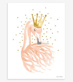 FLAMINGO - Affiche enfant - Flamant rose