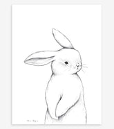 BUNNY - Affiche enfant - Lapin de face