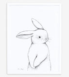 BUNNY - Affiche enfant - Lapin de face