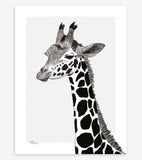 SERENGETI - Affiche enfant - La girafe