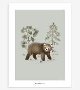 KHARU - Affiche enfant - Petit ours