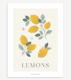 LOUISE - Affiche enfant - Citrons