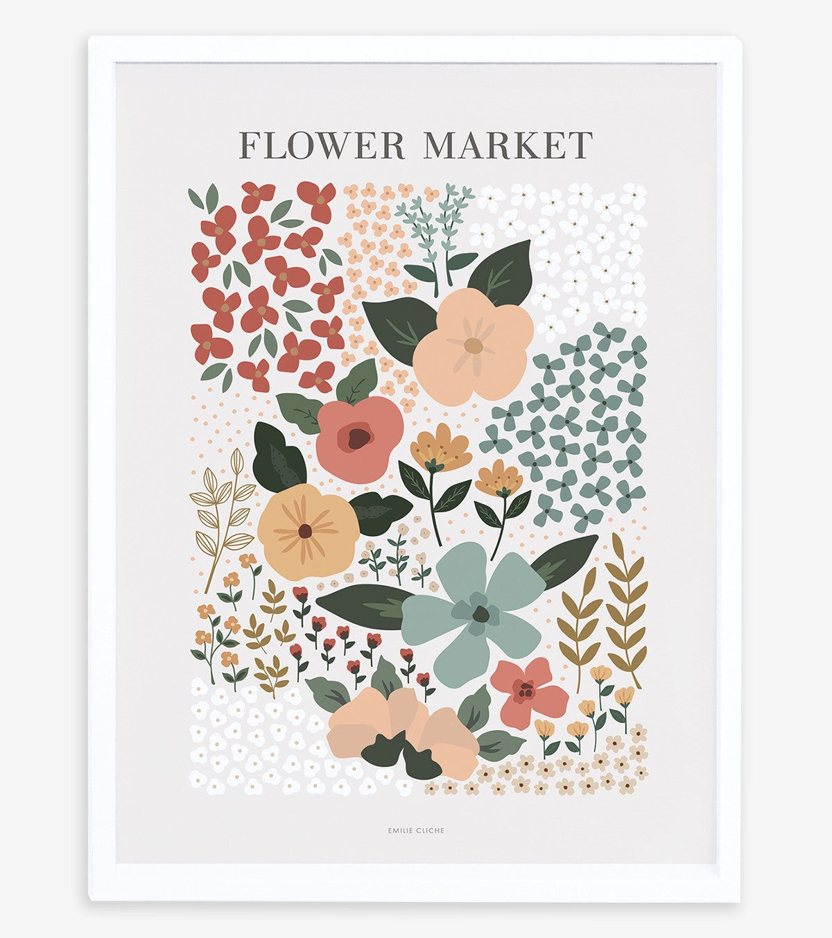 BLOEM - Affiche enfant - Flower market