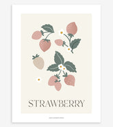 LOUISE - Affiche enfant - Fraises