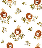 FELIDAE - Papier peint enfant - Motif gentil lion