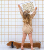 PICNIC DAY - Affiche enfant - Marguerites (moutarde)