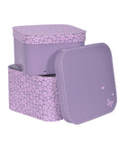 SWEET LITTLE CAT - Lot de 2 boîtes de rangement avec couvercle