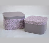 SWEET LITTLE CAT - Lot de 2 boîtes de rangement avec couvercle