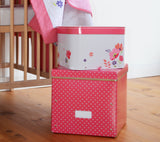 POUCINETTE - Lot de 2 boîtes de rangement avec couvercle