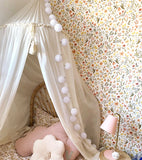 FELIDAE - Papier peint enfant - Motif fleurs vintage