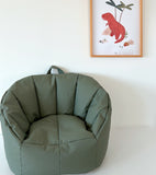 Fauteuil enfant confortable – Design ergonomique et pratique - vert foncé