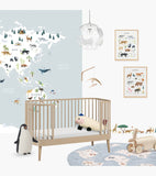 LIVING EARTH - Affiche enfant - Animaux d'Asie