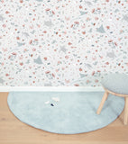 WILD ISLAND - Tapis enfant - Demi lune (bleu claire)