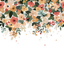 BLOEM - Échantillon papier peint panoramique, lush flowers