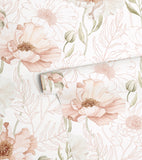 ISLANDIC POPPIES - Papier peint enfant - Motif coquelicots