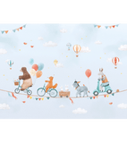 GENTLE FRIENDS - Papier peint panoramique - Animaux et ballons