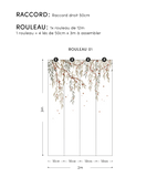 LILYDALE - Papier peint panoramique - Feuillage d'eucalyptus