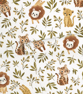FELIDAE - Papier peint enfant - Motif jungle animaux