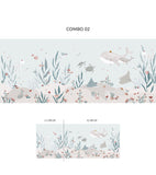 OCEAN FIELD - Papier peint panoramique 6m