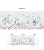 OCEAN FIELD - Papier peint panoramique 6m