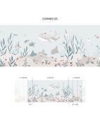 OCEAN FIELD - Papier peint panoramique 6m