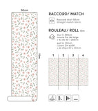 EDEN - Papier peint enfant - Éclat et boutons de fleurs