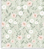EDEN - Papier peint enfant - Éclosion florale