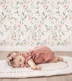 EDEN - Papier peint enfant - Éclosion florale