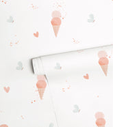 CHERRY CHERIE – Papier peint glaces et papillons, pop