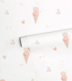 CHERRY CHERIE – Papier peint glaces et papillons, love