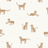 SAMBURU – Échantillon papier peint léopard, horizon sauvage