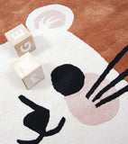 FELIDAE - Tapis enfant - Tête de lion