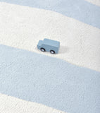 SELENE - Tapis enfant - Montgolfière, bleu