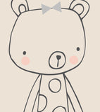 LITTLE FRIENDS - Affiche enfant - L'ourson